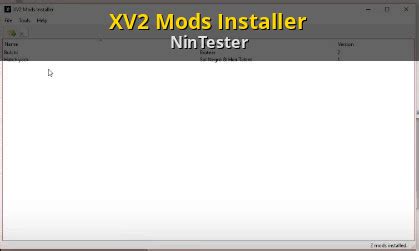 xv2 patcher 4.23|XV2 Mods Installer .